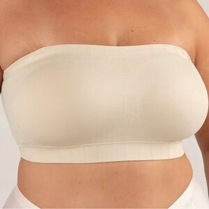Shapermint Cream Strapless Bra